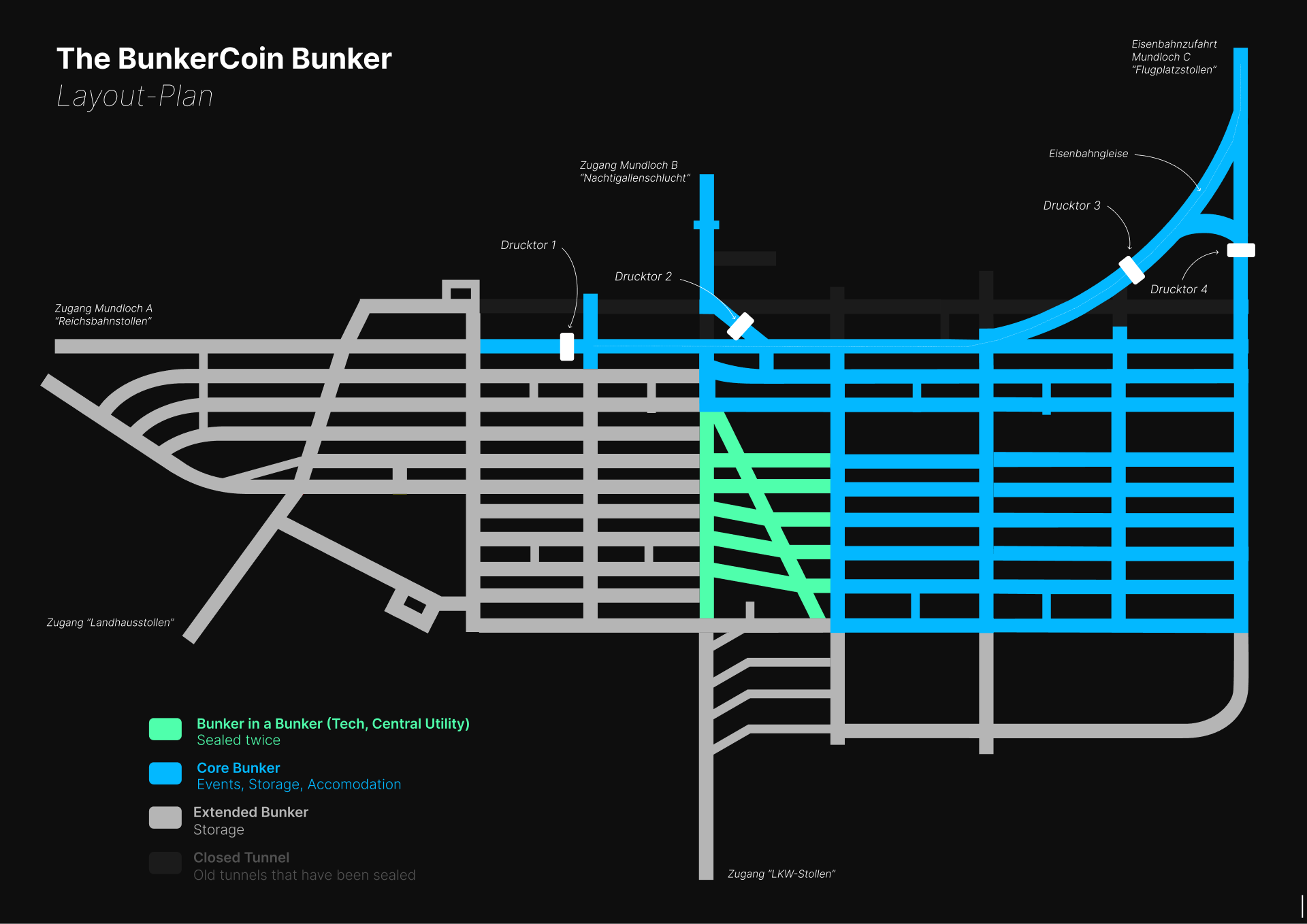 Bunker layout plan